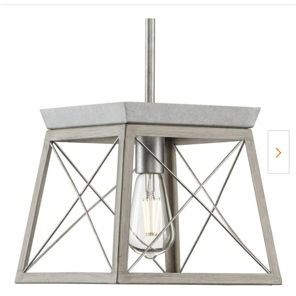 Progress LightingBriarwood Collection 1 Light Bleached Oak Kitchen Farmhouse